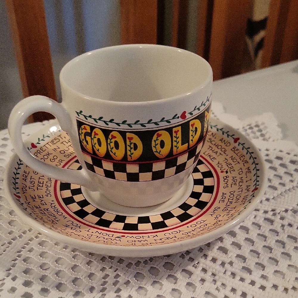 🍒 Mary Engelbreit CupSaucer🍒